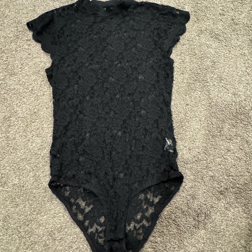 Black Lace Bodysuit